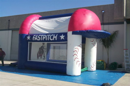 Inflatable Interactive Games fast pitch game